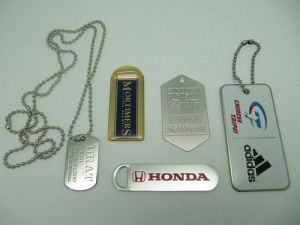 Brass  etch  Hang   Tag