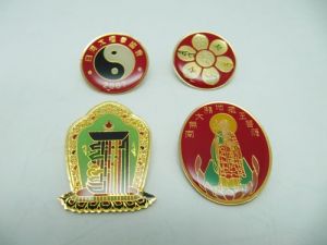 Brass  Etch  pin/ badge